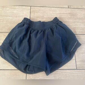 Lululemon Hotty Hot Shorts 4" Inseam Blue Sz 2